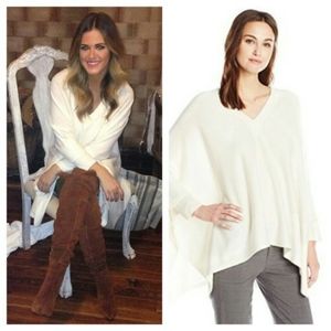 Vince poncho knit sweater